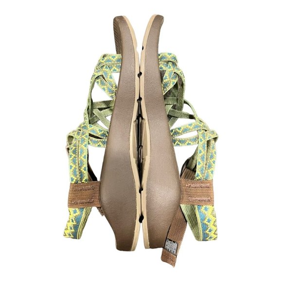 Chaco Z cloud X2 Sport single toe Sandals Size 8, Green, Outdoors/Hiking/Water - Picture 5 of 6